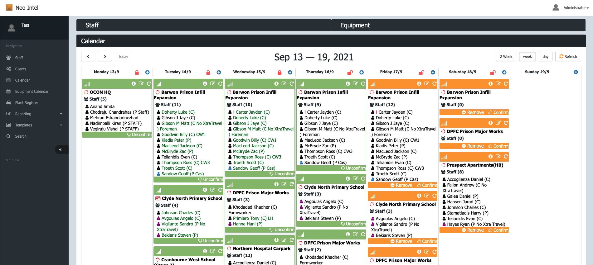 screenshot of Neo Intelligence